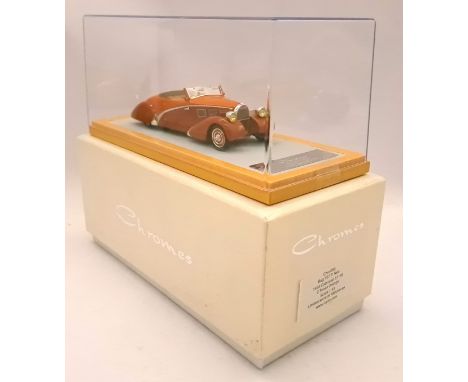Matrix 1:43 Bugatti T55 Roadster Année De Construction 1932 Rouge Noir Mx40205 072