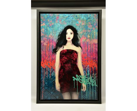 TROIKA (TROIKA are a collaboration of three French artists, Eva Rucki, Conny Freyer and Sebastian Noel) 'BEWITCHING', a stenc