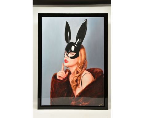 MILA ALEXANDER (RUSSIAN CONTEMPORARY) 'HEAR ME WHISPER' a signed artist proof edition print, a portrait of a female figure we