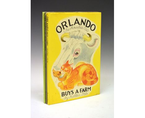 Books - Kathleen Hale OBE (1898-2000) - Orlando (The Marmalade Cat) Three hardback editions, two with dust jackets, 'Buys a F