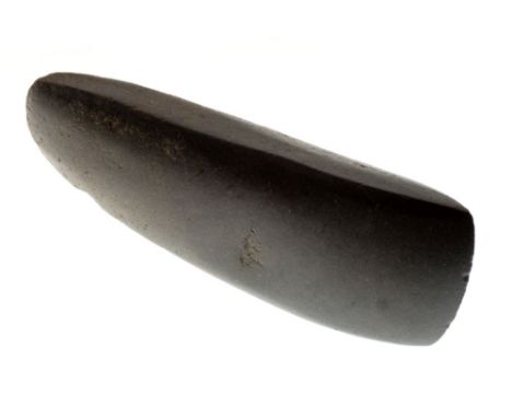 Ethnographica - New Zealand Maori stone axe head, 15cm long, sold with hand written note stating 'It was given to my mother w