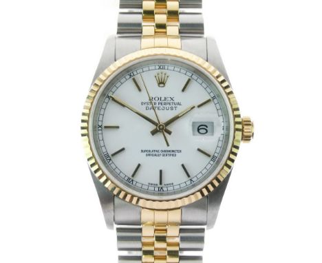 Rolex - Gentleman's Oyster Perpetual Datejust Superlative Chronometer, Officially Certified automatic wristwatch, ref: 16233,