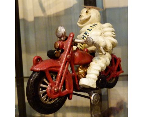 Michelin man on scooter 