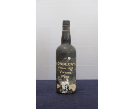 1 bt Fonseca Vintage Port 1955 base of neck pt dis/cdl 