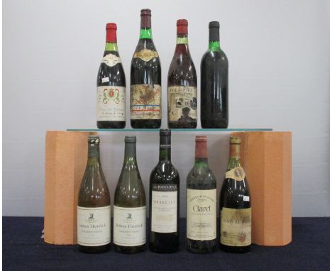 1 bt James Herrick Chardonnay 1994 V de P d'Oc, ts bs 1 bt James Herrick Chardonnay 1996 V de P d'Oc, vts bs 1 bt Radcliffes 