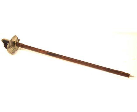 GRV 1897 pattern officers dress sword with leather scabbard (A/F) with leather sword knot