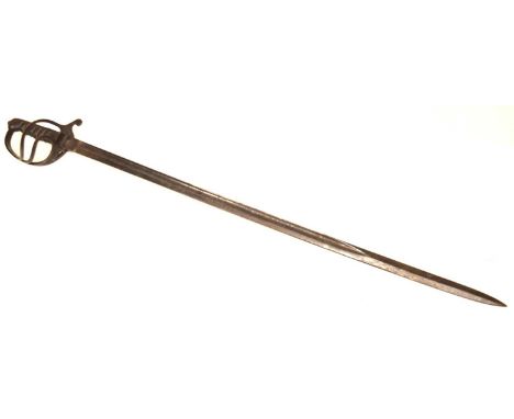 A Royal Artillery 1821 pattern light cavalry officer's sword. by henry wilkinson pall mall, serial no. 37198 to blade