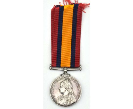 Victorian Queens South Africa Medal impressed to Lance Corporal 49 Thomas Gibson, Port Elizabeth District Mounted Troops 