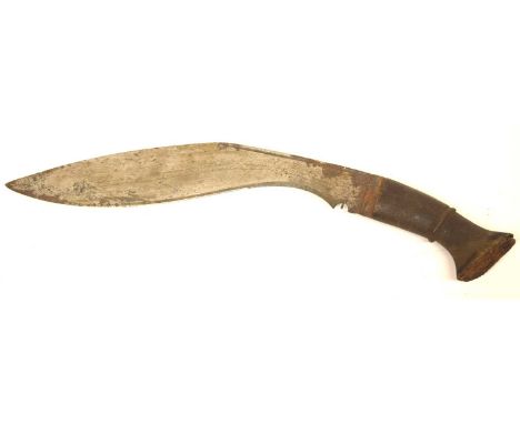 20th century nepalese kukri (lacking scabbard - A/F)