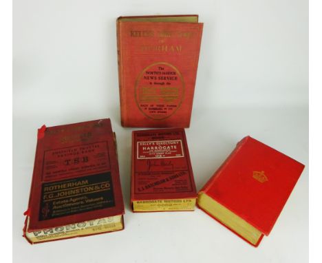 'The Court Guide and County Blue Book' for Yorkshire West Riding 1900, Kelly's Directories Durham, 1929, Harrogate 1963, Shef