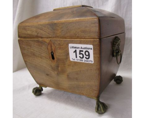 Small Regency  tea caddy