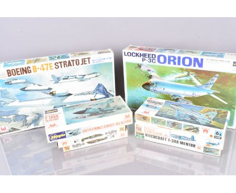 Hasegawa/Hales WWII and Later Military Aircraft Kits,  a boxed collection 1:72 scale, JS-147:2000 Lockheed P-3C Orion, JS-23: