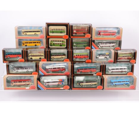 Exclusive First Editions Single Deck Buses,  a boxed collection of 1:76 scale vintage single deck buses, from various regions