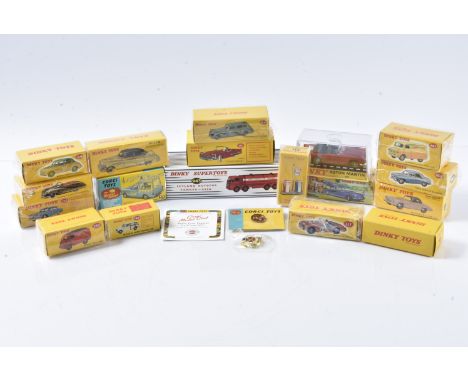 Atlas Edition Dinky and Corgi Reissue Ice Cream Van, a boxed/cased group, some factory sealed, Atlas Edition Dinky, 110 Aston