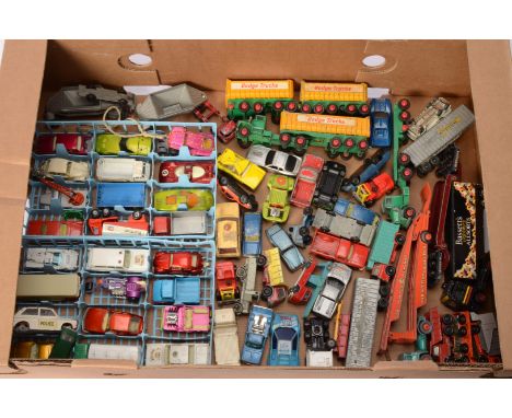 1960s and Later 1:64 Scale Playworn Diecast Vehicles, private, commercial, competition, military and Emergency Vehicles, incl