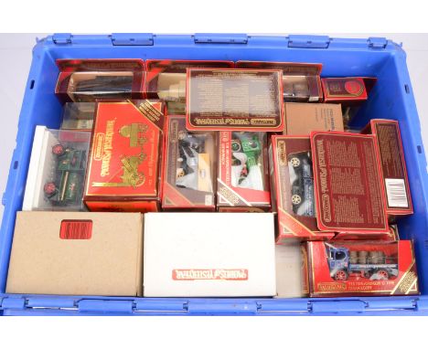 Matchbox Collectibles and Models Of Yesteryear, a boxed collection of vintage commercial vehicles includes many steam example