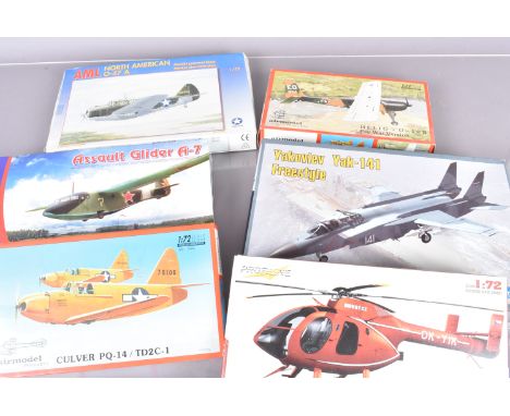 WWII and Later Military and Civil Aircraft Kits of European Manufacture, a boxed collection 1:72 scale examples, Super Model 