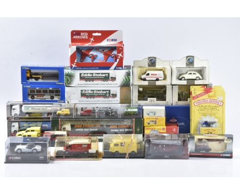 Modern Diecast Vehicles, Mainly boxed/cased vintage and modern commercial and private vehicles, includes, Eddie Stobart, Corg