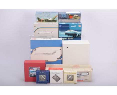 Modern Diecast Civil Aircraft, a boxed group, Western Models Classic Airliners CA 5C Convair 440 Metropolitan, JC Wings 1:200