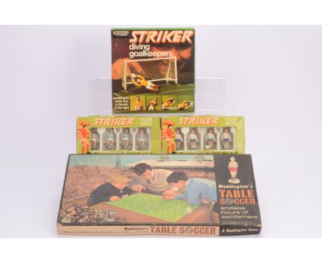 Football Games Subbuteo Waddington's Table Soccer and Parker's Striker,  Subbuteo, Continental Club Edition (lacks Goals, one