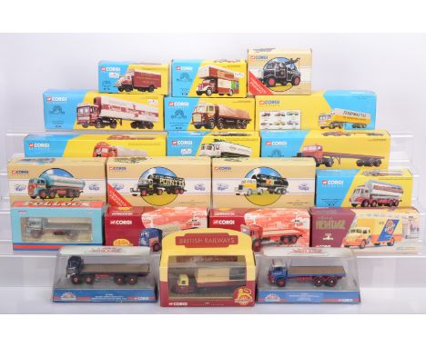 Corgi Classics Vintage Diecast Commercial Vehicles, a boxed/bubble packed group, comprises Marques of Distinction CC11509 Wil