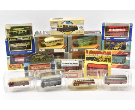 Modern Diecast Vintage and Modern Single and Double Deck Buses, various examples, Exclusive First Editions (17) in plastic bo