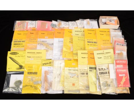 Resin WWI and Later Aircraft Conversion Kits and Accessory Packs, mainly 1:72 scale all packaged or boxed, some include white