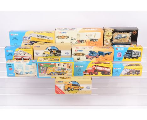 Corgi Diecast Vintage Commercial and Emergency Vehicles, a boxed group, 52903 Guinness Diamond T, Whisky Collection 16001 Joh