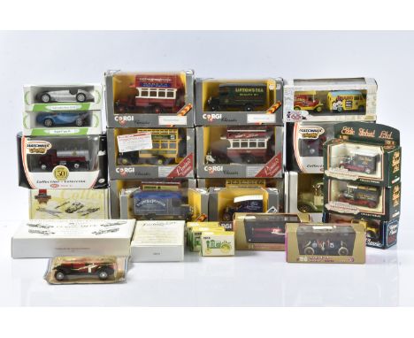 Modern Diecast Mainly Pre-war Vehicles, a boxed collection of cars and commercial vehicles, comprises, Matchbox Models of Yes