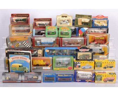 Modern Diecast Vehicles, a boxed/cased collection of vintage mainly commercial vehicles in various scales, comprises Oxford A