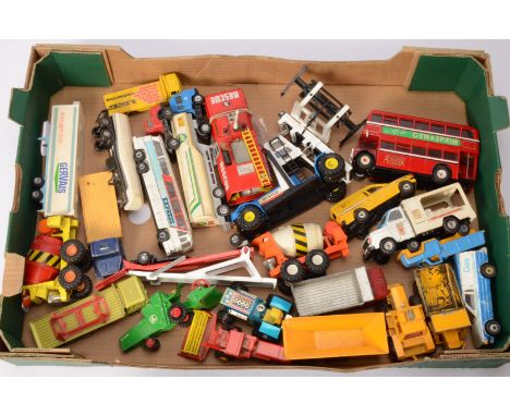 1970s and Later Commercial Diecast Vehicles, an unboxed/playworn collection of vintage and modern commercial vehicles, haulag