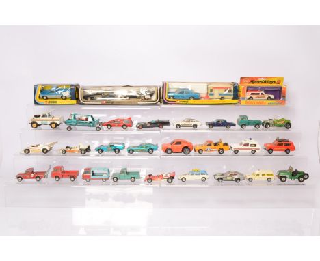 Post-war and Modern Diecast  Includes Models From TV and Film, a collection of cars and small vans, boxed examples, Corgi GS 