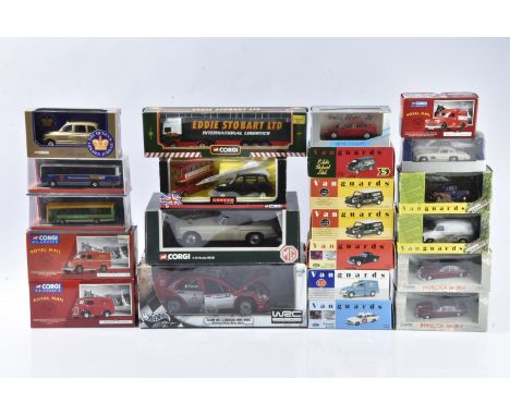 Modern Diecast Vehicles,  a boxed/cased collection of post-war and modern private and commercial vehicles in various scales, 