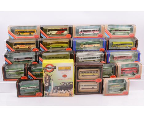 Exclusive First Editions Single Deck Buses and Coaches,  a boxed collection of 1:76 scale vintage and modern single deck mode