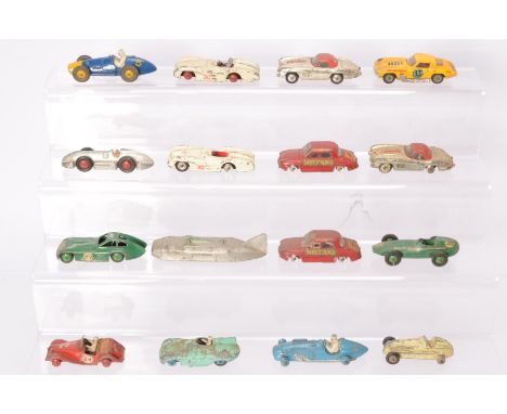 Playworn Post-war Diecast Competition Cars, various examples, includes Arrow (1), Corgi (3) and Dinky (12), P, (16)