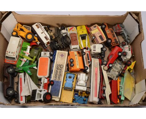 Modern Diecast Vehicles, Playworn vintage and modern, commercial, military, emergency and models from TV and Film, in various