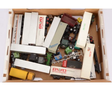 Very large collection of mainly 00 Gauge plastic and metal kit built and repainted Vehicles by EFE Corgi Merit and others, in