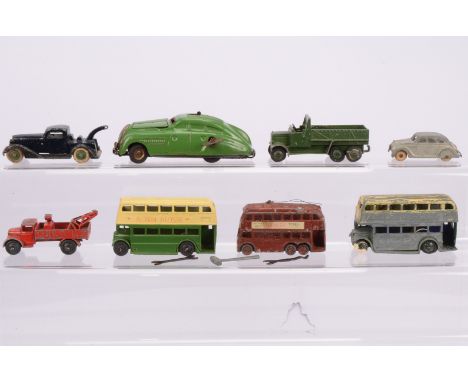 Pre &amp; Post-War Diecast &amp; Toys, including Pre-War Dinky Toys Double Decker Bus, 6-Wheel Wagon, Taylor &amp; Barrett Tr