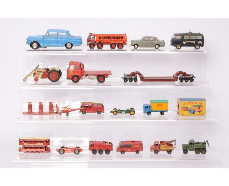 Post-war Diecast Playworn Vehicles, private, military, commercial, competition and emergency vehicles in various scales mainl