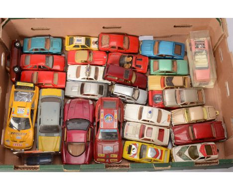 Modern Diecast Cars,  Playworn vintage and modern private, emergency, competition and models from TV and Film, in various sca