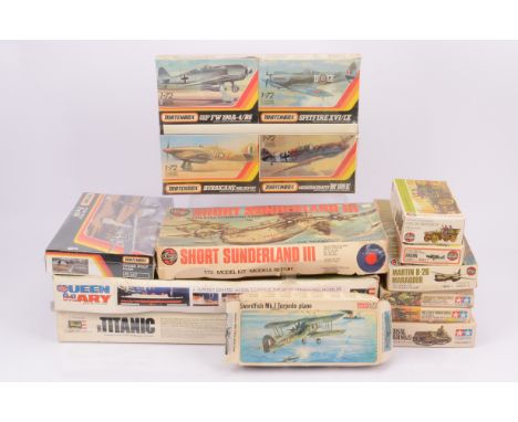 Military and Other Kits, a boxed group, Tamiya 1:35 scale MM132-250 Eighth Army figures, MM186-250 US Gun &amp; Mortar Team (