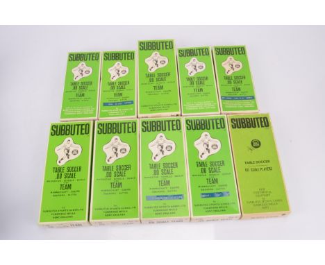 Subbuteo Football Teams including Crystal Palace, 11 QPR/Reading, 1 Barnsley, 4 Stoke City, 136 Birmingham City, 8 Newcastle 