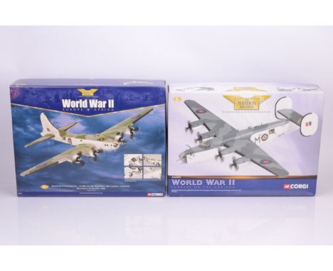 Corgi Aviation Archive RAF Coastal Command Aircraft, two boxed 1:72 scale models, AA33303 Boeing B17 Fortress No 220 Sqn Ball