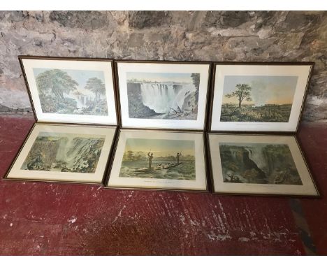 A lot of 6 African lithograph 