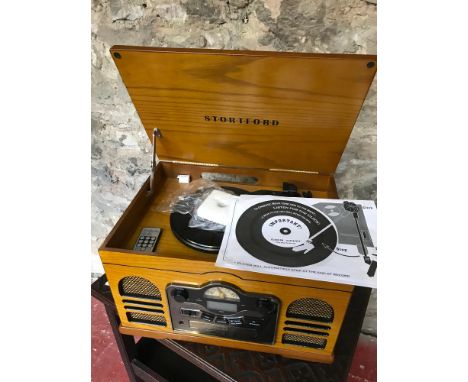 Stortford record/cd player, in an as new & working condition 