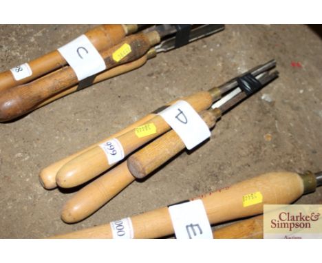 Four Marples and other wood turning tools 