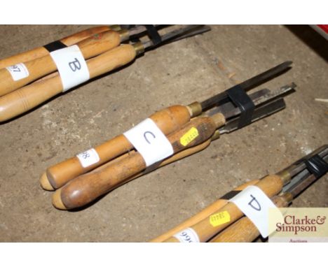 Four Marples and other wood turning tools 