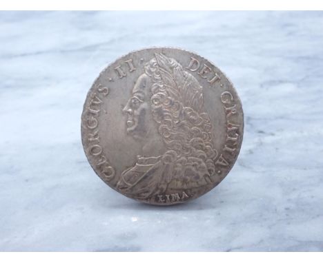 George II (1727-60) Crown 1746, LIMA 