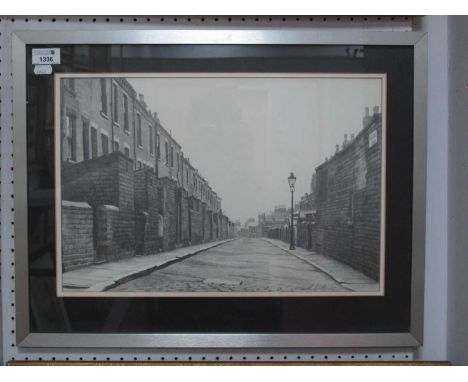 Y STUART WALTON (Leeds Artist, b.1933) *ARRTerraced Houses and Street Lamp, pencil drawing, signed and dated (19)77 lower rig