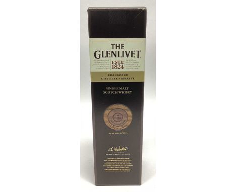 Whisky - The Glenlivet Single Malt Scotch Whisky The Master Distiller's Reserve, 40% Vol., 1 Litre, in carton.